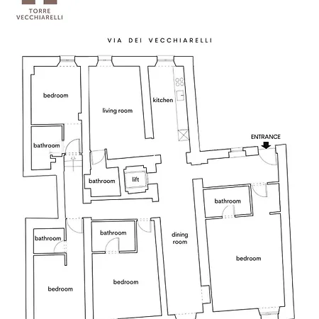 Apartman Torre Vecchiarelli - 1 Róma